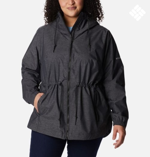 Women's Columbia Lillian Ridge Shell Jackets Black | Plus Size CA-CC13A